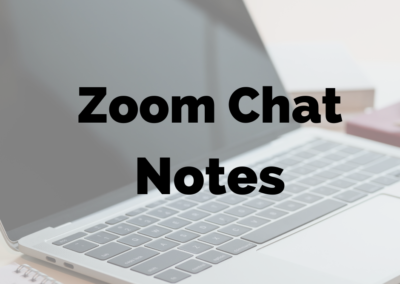Remote Ministry: Zoom