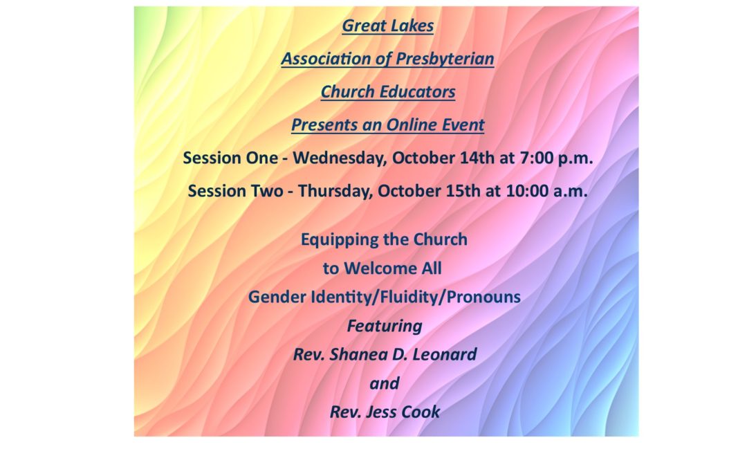 GLAPCE: Equipping the Church to Welcome All